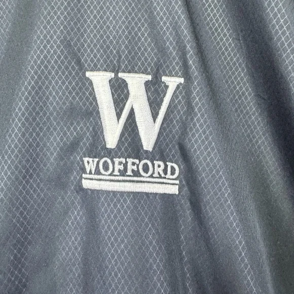 Wofford Collage Terriers Jacket Men's 2XL‎ XXL Black Windproof Water Resistant - Picture 4 of 15